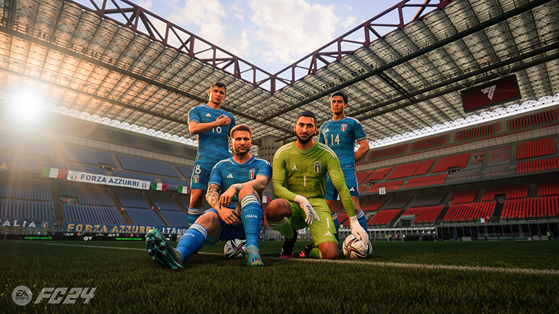 EA Sports FC 24 - Rinnovato l'accordo con la Nazionale Italiana