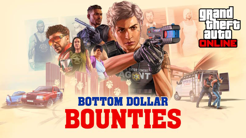 GTA Online: Bottom Dollar Bounties in arrivo il 25 giugno: ecco il nuovo trailer