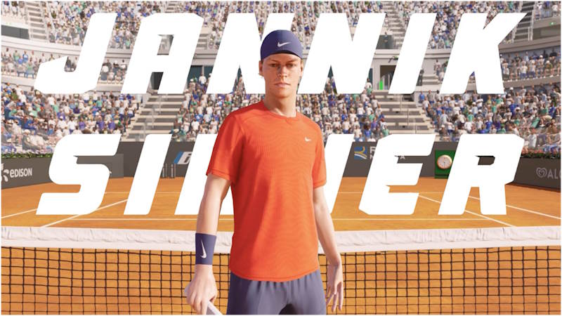 Jannik Sinner Star di Tiebreak, il videogame ufficiale di ATP e WTA